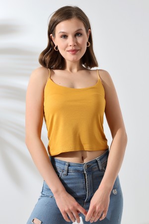 19282 KADIN LASTİK İP ASKILIKISA TULUM ATLET 