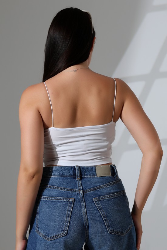 20544 BAYAN LYC COMP. LASTİK İP ASKILI BÜSTİYER KISA CROP TULUM ATLET 20544 BAYAN LYC COMP. LASTİK İP ASKILI BÜSTİYER KISA CROP TULUM ATLET