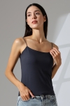 21563  BAYAN LYC COMP. LASTİK İP ASKILI KISA CROP TULUM ATLET 