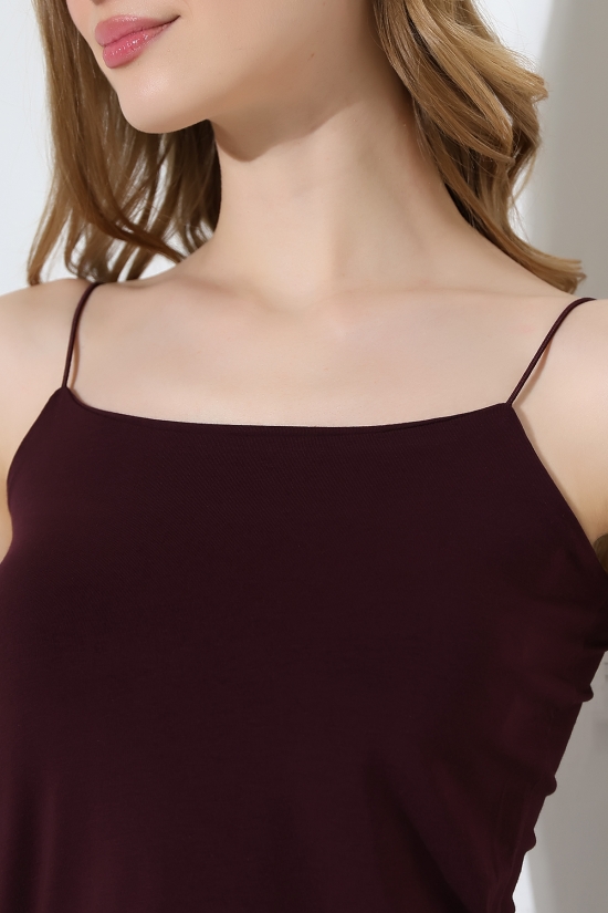 21563  KADIN LYC COMP. LASTİK İP ASKILI KISA CROP TULUM ATLET 