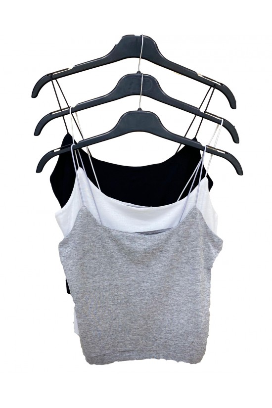 39282 - 3LÜ PAKET BAYAN LASTİK İP ASKILIKISA TULUM ATLET 39282 - 3LÜ PAKET BAYAN LASTİK İP ASKILIKISA TULUM ATLET