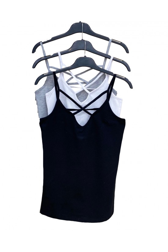 39093 - 3LÜ PAKET BAYAN ARKASI VE ÖNÜ BİYELİ İP ASKILI ATLET 39093 - 3LÜ PAKET BAYAN ARKASI VE ÖNÜ BİYELİ İP ASKILI ATLET