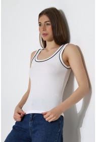 21870 KADIN BİYE ARASI GARNİ ARABİYELİ  FULL LYC KOMPAKT PENYE RİB.SIRTI KAPALI İNCE ATLET 