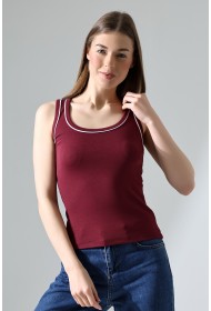 21870 KADIN BİYE ARASI GARNİ ARABİYELİ  FULL LYC KOMPAKT PENYE RİB.SIRTI KAPALI İNCE ATLET 