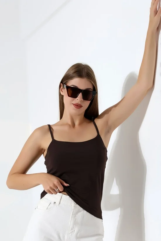 21892  KADIN LYC COMP.İP ASKILI  CROP TULUM ATLET 