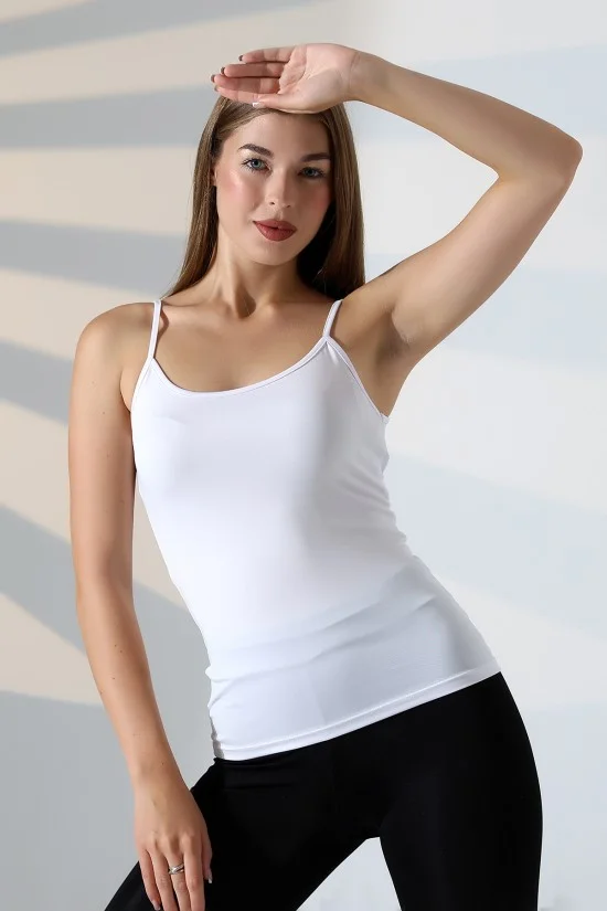 22001  KADIN FUL LYC MİKRO İP ASKILI ATLET 