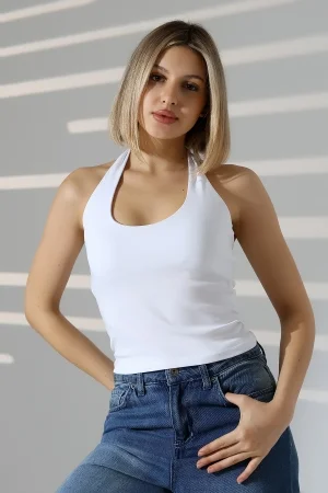 22054  KADIN FULL LYC RİB TULUM BOYUNDAN GEÇMELİ ATLET 