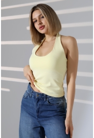 22054  KADIN FULL LYC RİB TULUM BOYUNDAN GEÇMELİ ATLET 