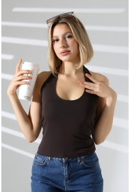 22054  KADIN FULL LYC RİB TULUM BOYUNDAN GEÇMELİ ATLET 