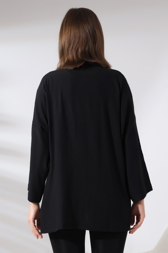 21062 BAYAN BÜRÜMCÜK KAPRİ KOL KİMONO HIRKA 21062 BAYAN BÜRÜMCÜK KAPRİ KOL KİMONO HIRKA