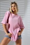 21493 KADIN 7X4 KAŞGORSE OVERSİZE YANLARI YIRTMAÇLI BİSİKLET TUNİK TSHIRT 21493 KADIN 7X4 KAŞGORSE OVERSİZE YANLARI YIRTMAÇLI BİSİKLET TUNİK TSHIRT
