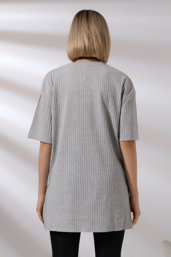 21493 BAYAN 7X4 KAŞGORSE OVERSİZE YANLARI YIRTMAÇLI BİSİKLET TUNİK TSHIRT 21493 BAYAN 7X4 KAŞGORSE OVERSİZE YANLARI YIRTMAÇLI BİSİKLET TUNİK TSHIRT