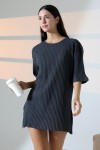 21493 KADIN 7X4 KAŞGORSE OVERSİZE YANLARI YIRTMAÇLI BİSİKLET TUNİK TSHIRT 21493 KADIN 7X4 KAŞGORSE OVERSİZE YANLARI YIRTMAÇLI BİSİKLET TUNİK TSHIRT
