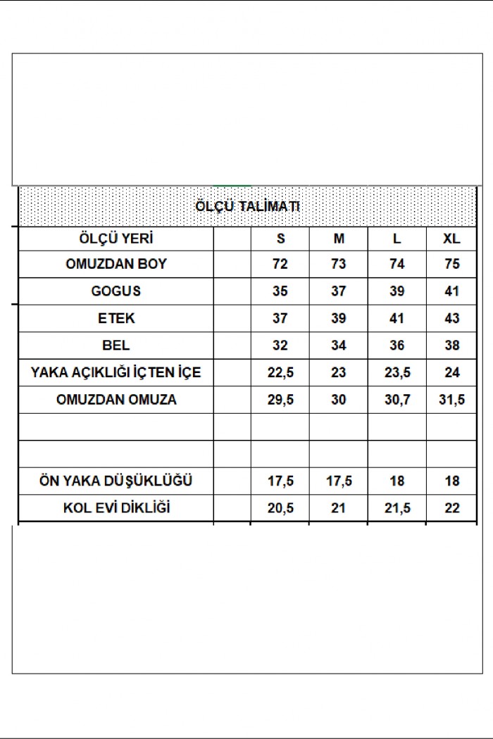 19055 BAYAN KARYOKALI TUNİK ATLET 