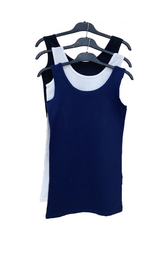 30516 - 3LÜ PAKET BAYAN İNCE TUNİK ATLET 