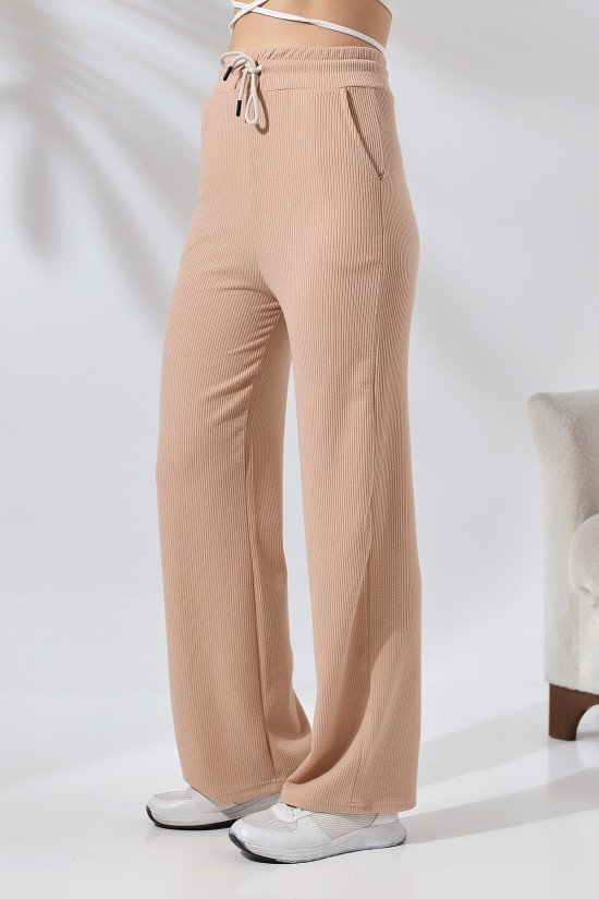 21656 KADIN KALIN BÜRÜMCÜK CEPLİ PAÇASI AÇIK PANTOLON 21656 KADIN KALIN BÜRÜMCÜK CEPLİ PAÇASI AÇIK PANTOLON