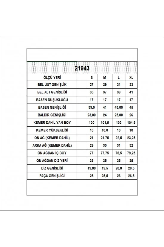 21943 KADIN FULL LYC RİB PAÇASI GENİŞ PANTOLON