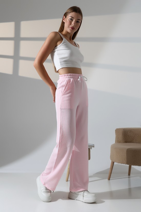 22059 KADIN SUYOLU KUMAŞ CEPLİ PAÇASI AÇIK SALAŞ PANTOLON 22059 KADIN SUYOLU KUMAŞ CEPLİ PAÇASI AÇIK SALAŞ PANTOLON