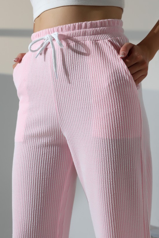 22059 KADIN SUYOLU KUMAŞ CEPLİ PAÇASI AÇIK SALAŞ PANTOLON 22059 KADIN SUYOLU KUMAŞ CEPLİ PAÇASI AÇIK SALAŞ PANTOLON