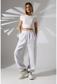 22135 KADIN 3 İP PENYE KOMPAKT ŞARDONLU ARKA TEK CEPLİ ÖNÜ PATLI PAÇASI AÇIK LASTİK AYAR BÜZGÜLÜ EŞOFMAN PANTOLON 