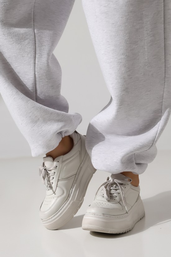 22135 KADIN 3 İP PENYE KOMPAKT ŞARDONLU ARKA TEK CEPLİ ÖNÜ PATLI PAÇASI AÇIK LASTİK AYAR BÜZGÜLÜ EŞOFMAN PANTOLON 