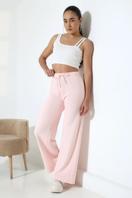 22143 KADIN DİAGONEL ŞARDONSUZ 3 İP PENYE KOMPAKT KEMERİ KAŞGORSELİ PAÇASI AÇIK EŞOFMAN PANTOLON 22143 KADIN DİAGONEL ŞARDONSUZ 3 İP PENYE KOMPAKT KEMERİ KAŞGORSELİ PAÇASI AÇIK EŞOFMAN PANTOLON