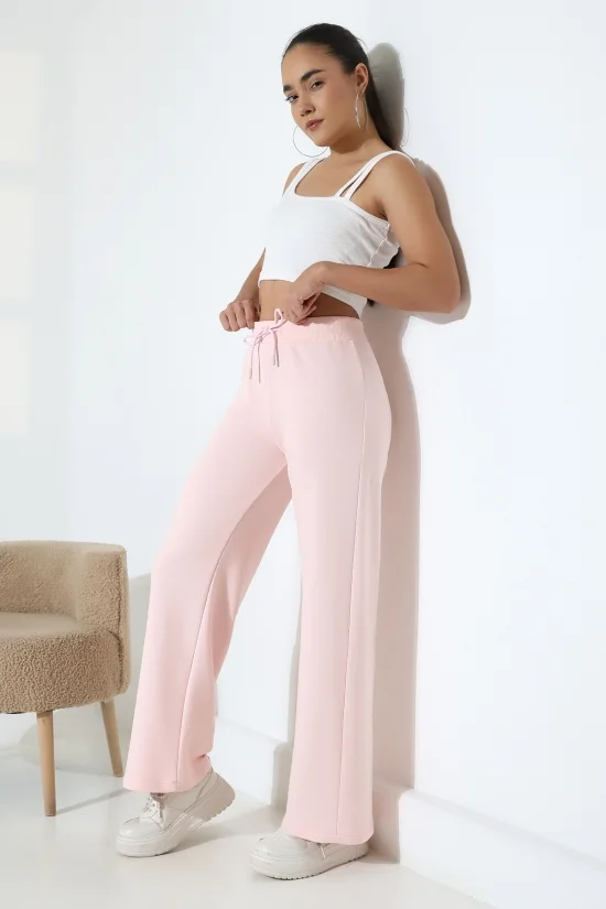 22143 KADIN DİAGONEL ŞARDONSUZ 3 İP PENYE KOMPAKT KEMERİ KAŞGORSELİ PAÇASI AÇIK EŞOFMAN PANTOLON 22143 KADIN DİAGONEL ŞARDONSUZ 3 İP PENYE KOMPAKT KEMERİ KAŞGORSELİ PAÇASI AÇIK EŞOFMAN PANTOLON