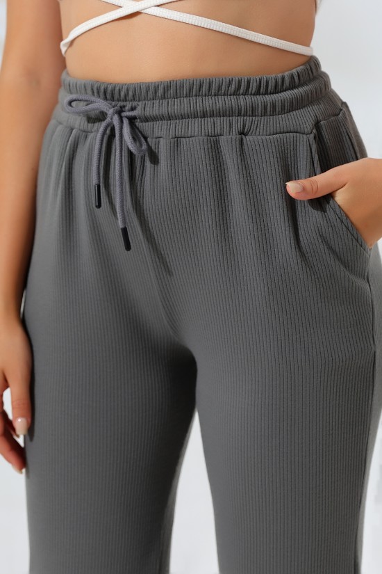 21726 KADIN KALIN ŞARDONLU BÜRÜMCÜK CEPLİ PAÇASI LAST EŞOFMAN PANTOLON 21726 KADIN KALIN ŞARDONLU BÜRÜMCÜK CEPLİ PAÇASI LAST EŞOFMAN PANTOLON