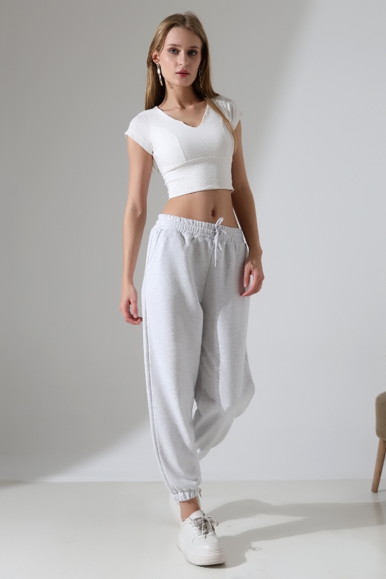 22169 KADIN DİAGONEL ŞARDONSUZ 3 İP PENYE KOMPAKT PAÇASI LASTİKLİ EŞOFMAN PANTOLON 22169 KADIN DİAGONEL ŞARDONSUZ 3 İP PENYE KOMPAKT PAÇASI LASTİKLİ EŞOFMAN PANTOLON