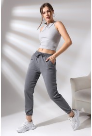 21473  KADIN CEPLİ PAÇASI LAST. 2 İP PANTOLON 