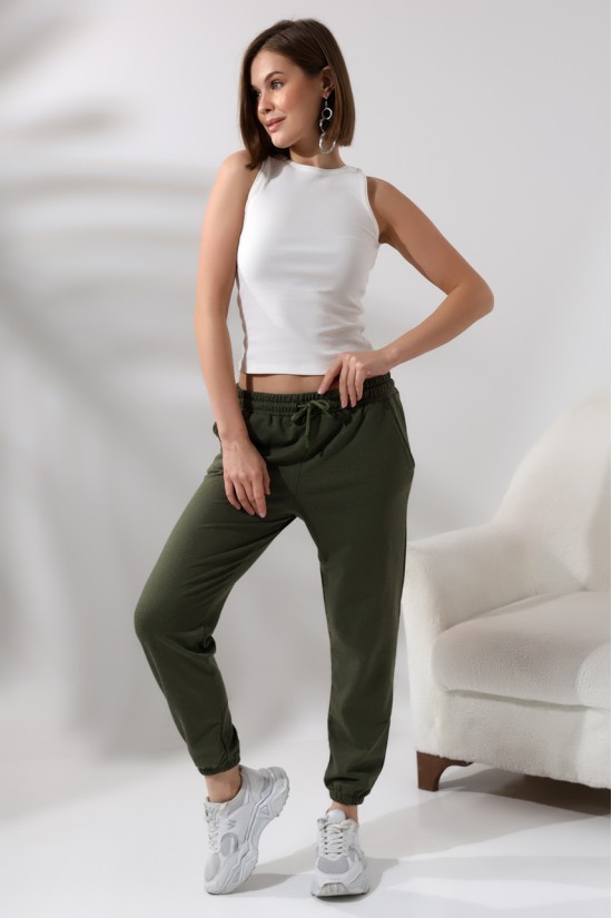 21473 BAYAN CEPLİ PAÇASI LAST. 2 İP PANTOLON 21473 BAYAN CEPLİ PAÇASI LAST. 2 İP PANTOLON