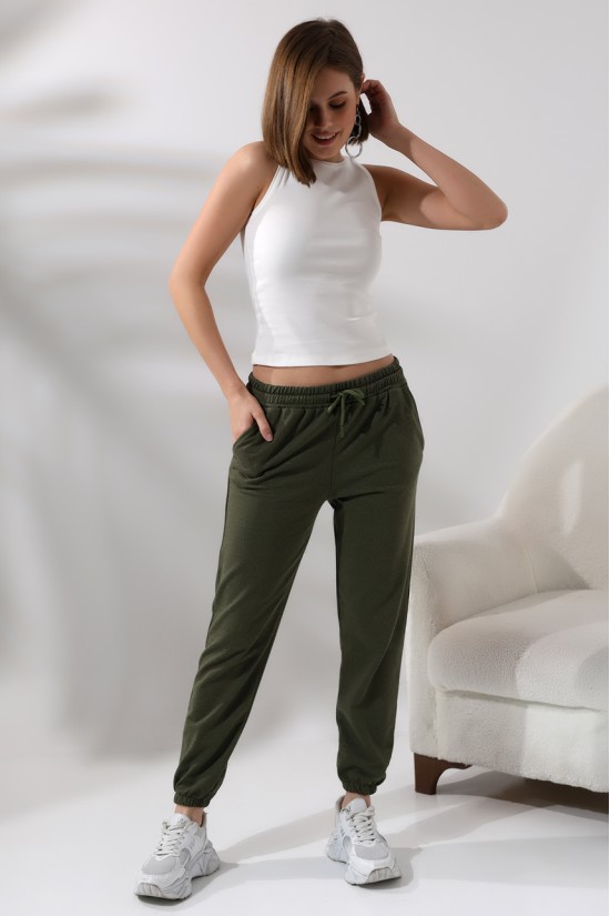 21473 BAYAN CEPLİ PAÇASI LAST. 2 İP PANTOLON 21473 BAYAN CEPLİ PAÇASI LAST. 2 İP PANTOLON