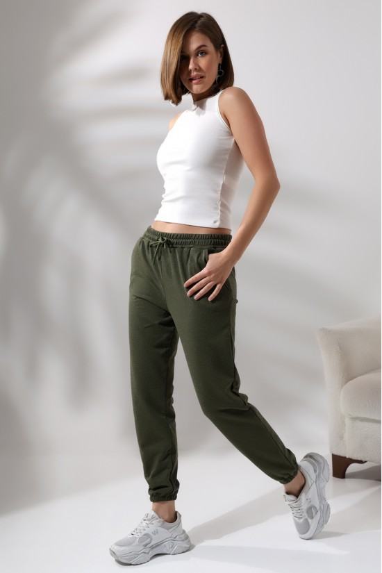 21473 BAYAN CEPLİ PAÇASI LAST. 2 İP PANTOLON 21473 BAYAN CEPLİ PAÇASI LAST. 2 İP PANTOLON