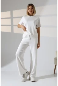 22056 KADIN DOUBLEFACE YUMUŞAK DOKULU KUMAŞ KISAKOL TSHIRT VE ALTI CEPLİ PAÇA AÇIK SALAŞ PANTOLON ALT ÜST TAKIM 22056 KADIN DOUBLEFACE YUMUŞAK DOKULU KUMAŞ KISAKOL TSHIRT VE ALTI CEPLİ PAÇA AÇIK SALAŞ PANTOLON ALT ÜST TAKIM