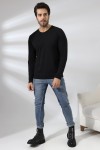 19647 ERKEK REGULAR FİT UZUN KOL V YAKA TSHIRT 19647 ERKEK REGULAR FİT UZUN KOL V YAKA TSHIRT