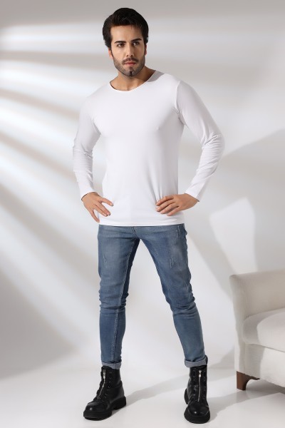 19698 ERKEK REGULAR FİT UZUN KOL PİS V YAKA TSHIRT 19698 ERKEK REGULAR FİT UZUN KOL PİS V YAKA TSHIRT