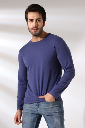 21483 ERKEK REGULAR FİT UZUN KOL BİSİKLET YAKA TSHIRT 21483 ERKEK REGULAR FİT UZUN KOL BİSİKLET YAKA TSHIRT