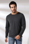 ERKEK REGULAR FİT UZUN KOL BİSİKLET YAKA TSHIRT ERKEK REGULAR FİT UZUN KOL BİSİKLET YAKA TSHIRT