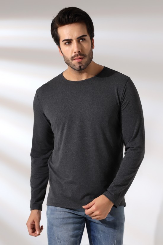 ERKEK REGULAR FİT UZUN KOL BİSİKLET YAKA TSHIRT ERKEK REGULAR FİT UZUN KOL BİSİKLET YAKA TSHIRT