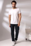 19953 ERKEK REGULAR FİT KISA KOL V YAKA TSHIRT 19953 ERKEK REGULAR FİT KISA KOL V YAKA TSHIRT