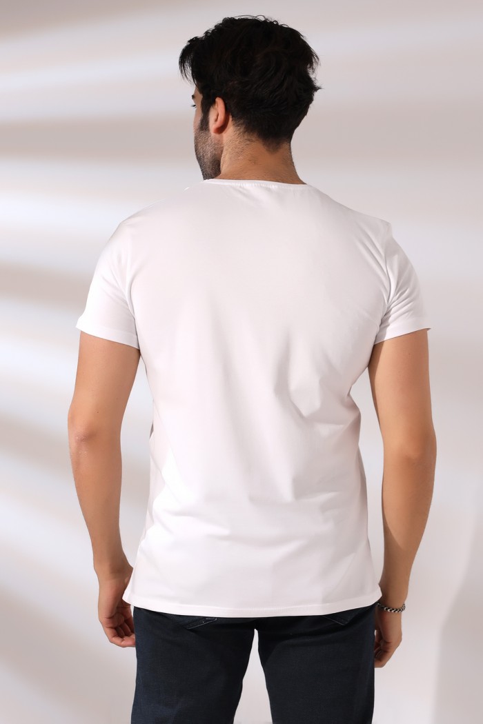 19953 ERKEK REGULAR FİT KISA KOL V YAKA TSHIRT 19953 ERKEK REGULAR FİT KISA KOL V YAKA TSHIRT