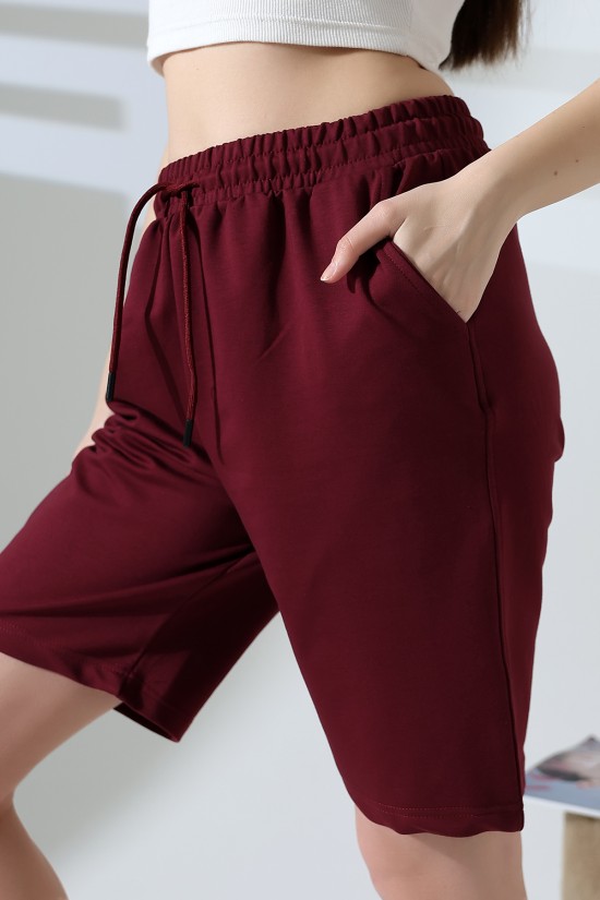 21823 KADIN LYC PENYE KOMPAKT 2 İPLİK CEPLİ UZUN ŞORT 21823 KADIN LYC PENYE KOMPAKT 2 İPLİK CEPLİ UZUN ŞORT