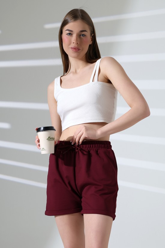 21822 KADIN LYC PENYE KOMPAKT 2 İPLİK CEPLİ PAÇASI KATLAMALI ŞORT 21822 KADIN LYC PENYE KOMPAKT 2 İPLİK CEPLİ PAÇASI KATLAMALI ŞORT