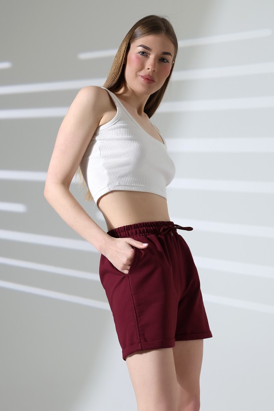 21822 KADIN LYC PENYE KOMPAKT 2 İPLİK CEPLİ PAÇASI KATLAMALI ŞORT 21822 KADIN LYC PENYE KOMPAKT 2 İPLİK CEPLİ PAÇASI KATLAMALI ŞORT