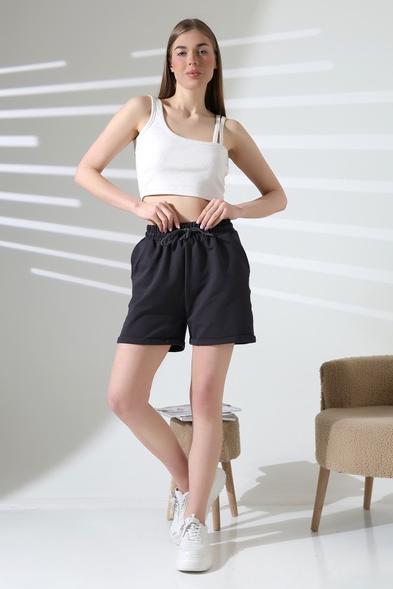 21822 KADIN LYC PENYE KOMPAKT 2 İPLİK CEPLİ PAÇASI KATLAMALI ŞORT 21822 KADIN LYC PENYE KOMPAKT 2 İPLİK CEPLİ PAÇASI KATLAMALI ŞORT