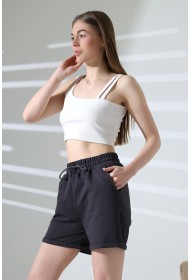 21822 KADIN LYC PENYE KOMPAKT 2 İPLİK CEPLİ PAÇASI KATLAMALI ŞORT 21822 KADIN LYC PENYE KOMPAKT 2 İPLİK CEPLİ PAÇASI KATLAMALI ŞORT