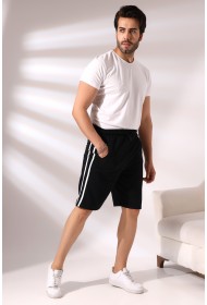 19630 ERKEK FLOTA CEPLİ YANLARI ÇİFT ŞERİTLİ ŞORT 