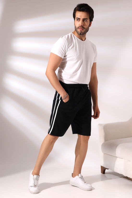 19630 ERKEK FLOTA CEPLİ YANLARI ÇİFT ŞERİTLİ ŞORT 19630 ERKEK FLOTA CEPLİ YANLARI ÇİFT ŞERİTLİ ŞORT