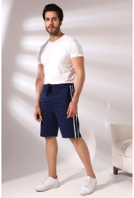 19630 ERKEK FLOTA CEPLİ YANLARI ÇİFT ŞERİTLİ ŞORT 