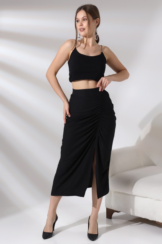 21144 BAYAN BÜRÜMCÜK YANI GİZLİ FERMUARLI ÖNÜ LAST BÜZKÜLÜ ETEK 21144 BAYAN BÜRÜMCÜK YANI GİZLİ FERMUARLI ÖNÜ LAST BÜZKÜLÜ ETEK